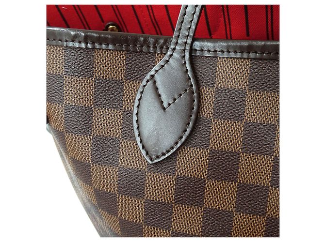 Borsa a mano Louis Vuitton Damier da donna Borsa Tote Neverfull MM Marrone Damier ebene - vista 10