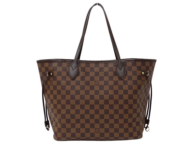 Borsa a mano Louis Vuitton Damier da donna Borsa Tote Neverfull MM Marrone Damier ebene - vista 2