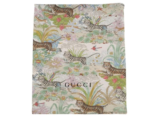 Borsa Gucci Tiger GG Supreme Marrone Multicolore - vista 15