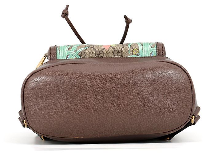 Borsa Gucci Tiger GG Supreme Marrone Multicolore - vista 3