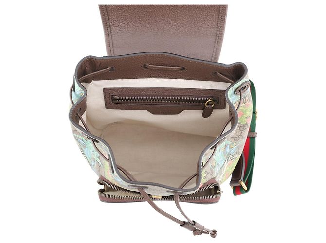 Borsa Gucci Tiger GG Supreme Marrone Multicolore - vista 4