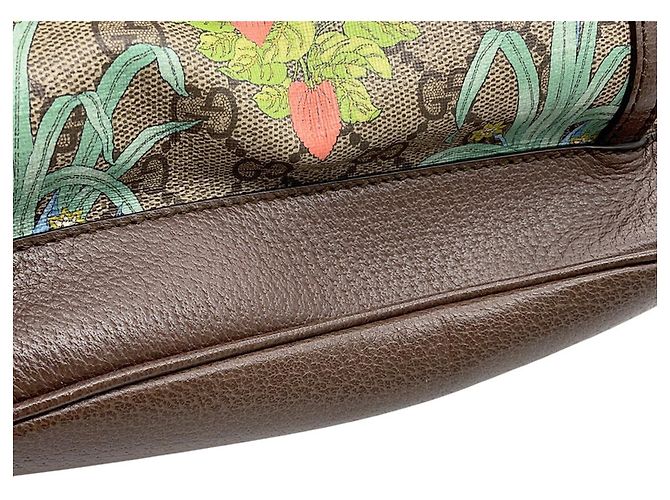 Borsa Gucci Tiger GG Supreme Marrone Multicolore - vista 5