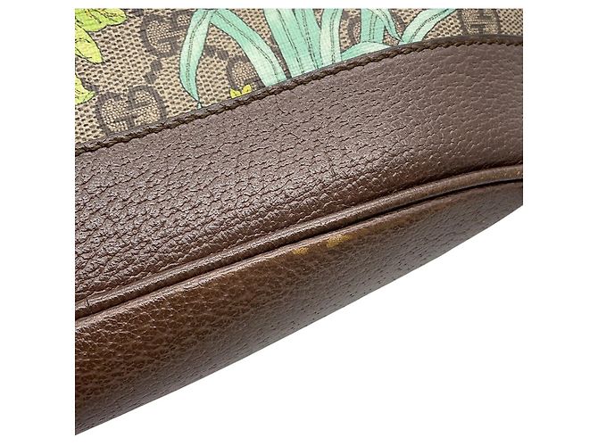 Borsa Gucci Tiger GG Supreme Marrone Multicolore - vista 6