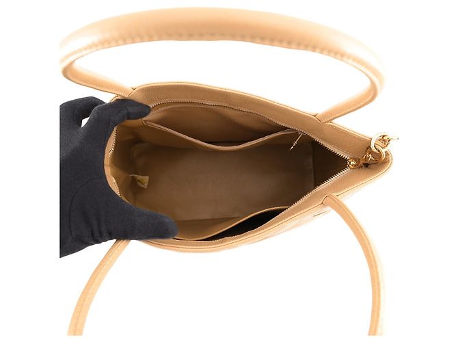 Borsa Tote Chanel Reissue Beige - vista 5