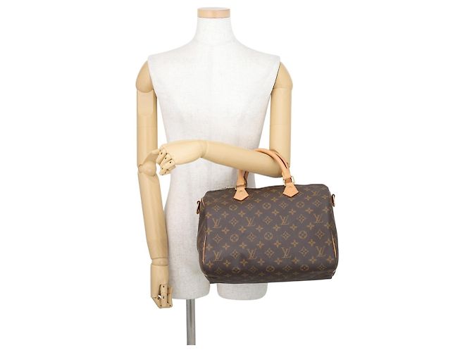 Louis Vuitton Monogram Speedy Bandoulière 30 Handtasche Braun Monogramm - Ansicht 4