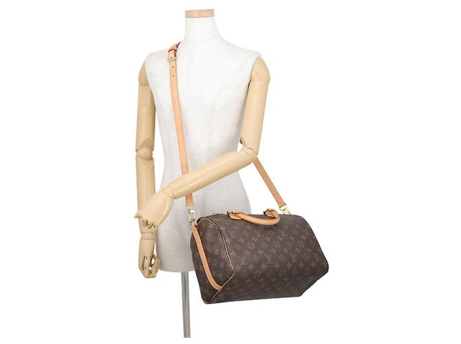 Louis Vuitton Monogram Speedy Bandoulière 30 Handtasche Braun Monogramm - Ansicht 5