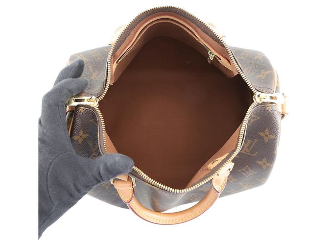 Louis Vuitton Monogram Speedy Bandoulière 30 Handtasche Braun Monogramm - Ansicht 6