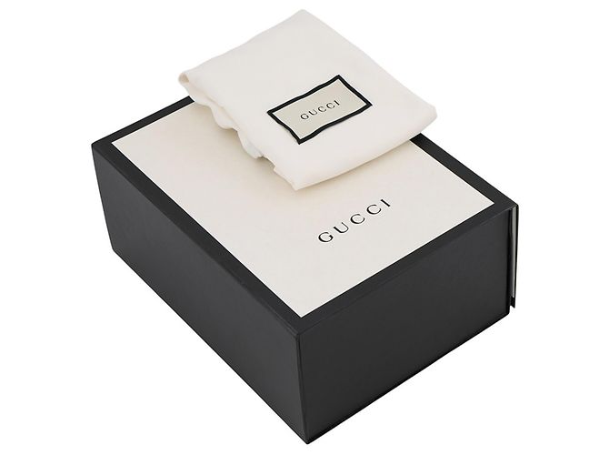 Gucci GG Marmont Schultertasche aus Leder mit Kette Lila - Ansicht 16