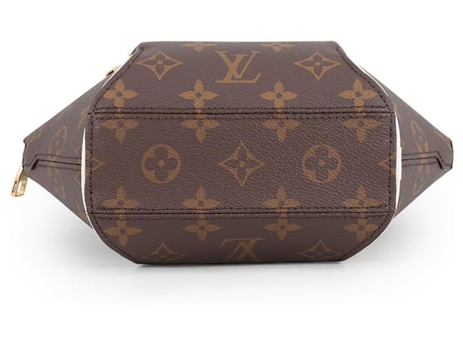 Borsa Louis Vuitton Monogram Ellipse BB Marrone Bianco Giallo Monogramma - vista 3