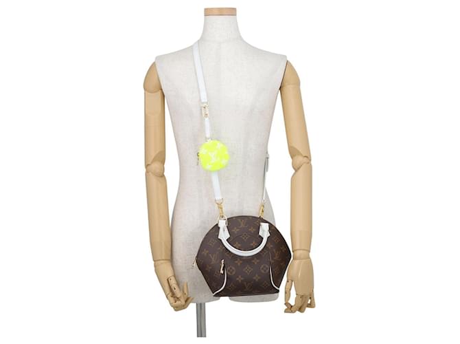 Borsa Louis Vuitton Monogram Ellipse BB Marrone Bianco Giallo Monogramma - vista 5
