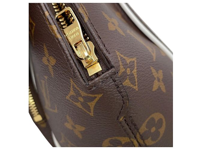 Borsa Louis Vuitton Monogram Ellipse BB Marrone Bianco Giallo Monogramma - vista 8