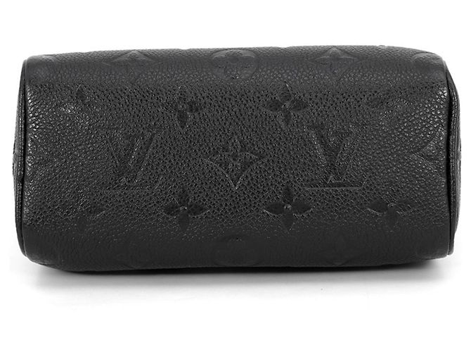 Borsa a mano Louis Vuitton Nano Speedy Nero Monogramma - vista 3
