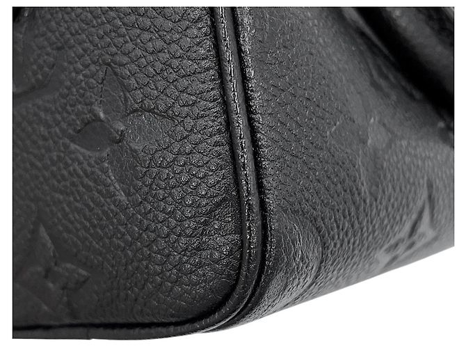 Borsa a mano Louis Vuitton Nano Speedy Nero Monogramma - vista 7