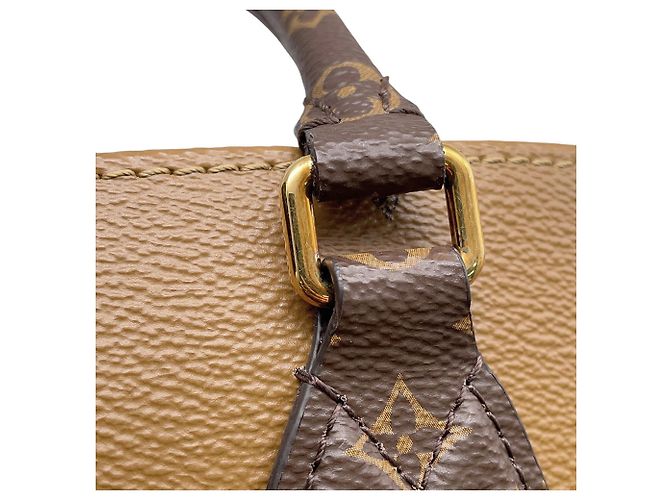 Borsa Tote Louis Vuitton Monogram Reverse Giant OnTheGo GM Rosso Monogramma - vista 14