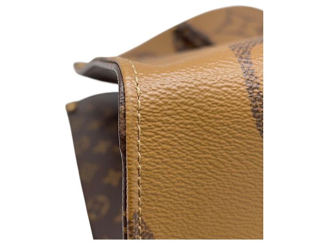 Borsa Tote Louis Vuitton Monogram Reverse Giant OnTheGo GM Rosso Monogramma - vista 7