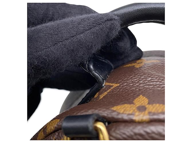 Palm Springs Zaino MINI Monogram Louis Vuitton Nero Monogramma - vista 10