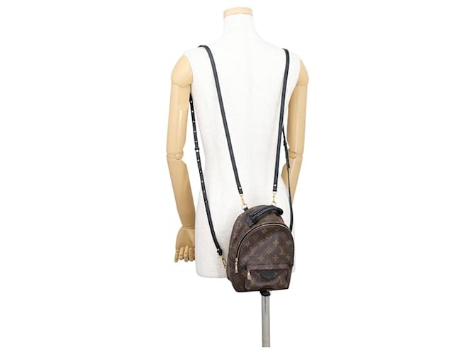 Palm Springs Zaino MINI Monogram Louis Vuitton Nero Monogramma - vista 4