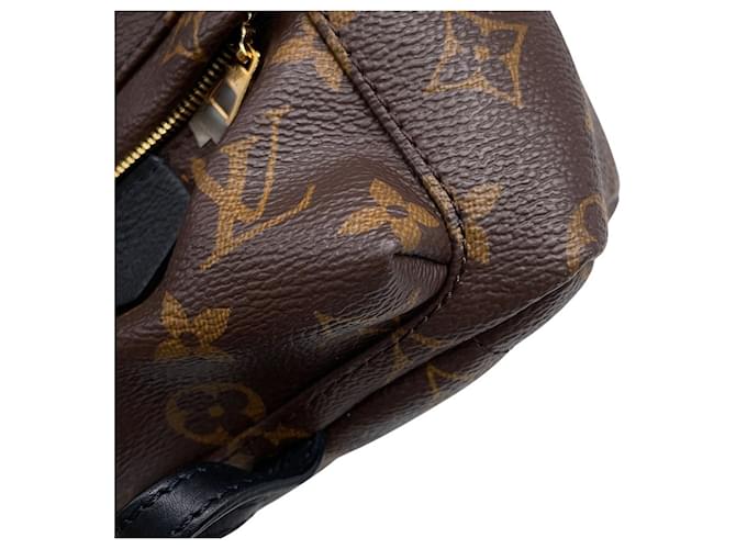 Palm Springs Zaino MINI Monogram Louis Vuitton Nero Monogramma - vista 7