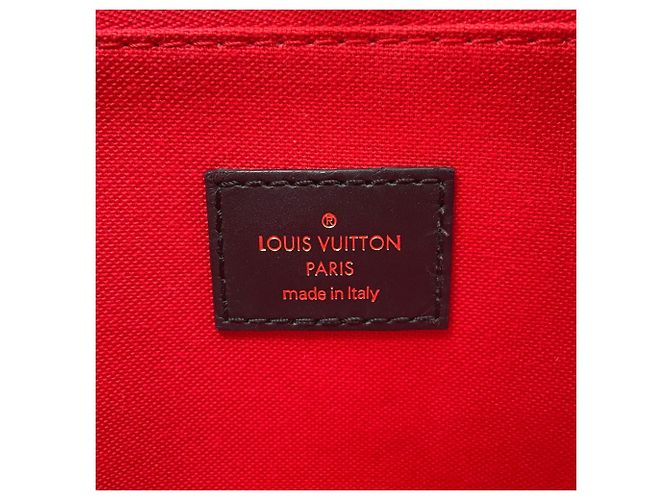 Borsa Louis Vuitton Monogram Reverse Giant OnTheGo PM Rosso - vista 17