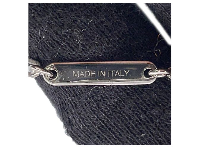 Hermès Collar Hermes con motivo de dragón Plata - vista 10