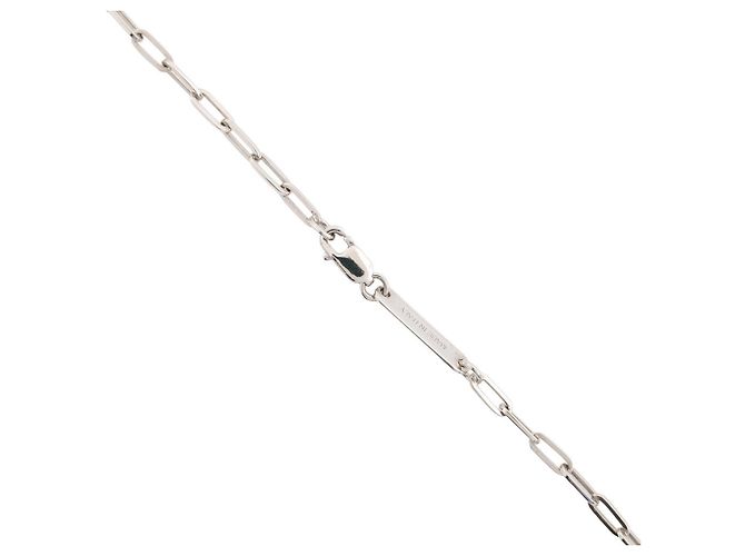 Hermès Collar Hermes con motivo de dragón Plata - vista 5