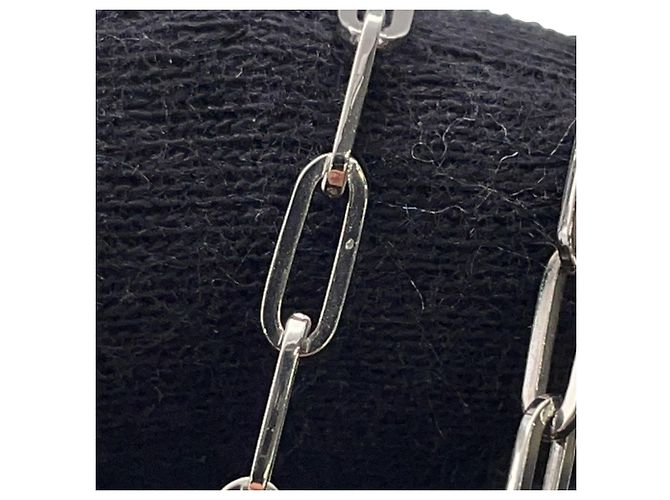 Hermès Collar Hermes con motivo de dragón Plata - vista 7