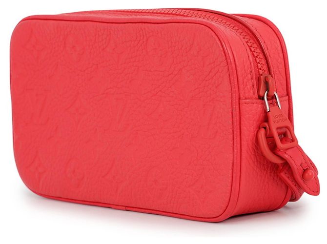 Louis Vuitton Monogram Taurillon Pochette Volga Rosso Monogramma - vista 2