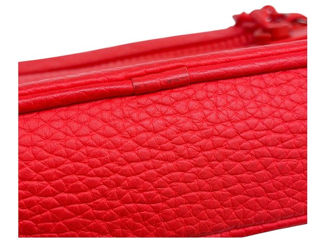 Louis Vuitton Monogram Taurillon Pochette Volga Rosso Monogramma - vista 6