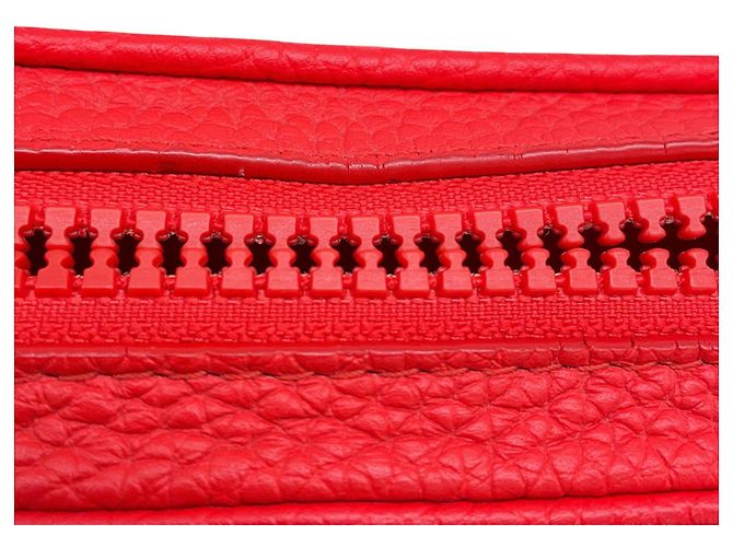 Louis Vuitton Monogram Taurillon Pochette Volga Rosso Monogramma - vista 9