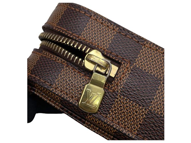 Borsa Louis Vuitton Damier Ebene Geronimos Marrone - vista 11