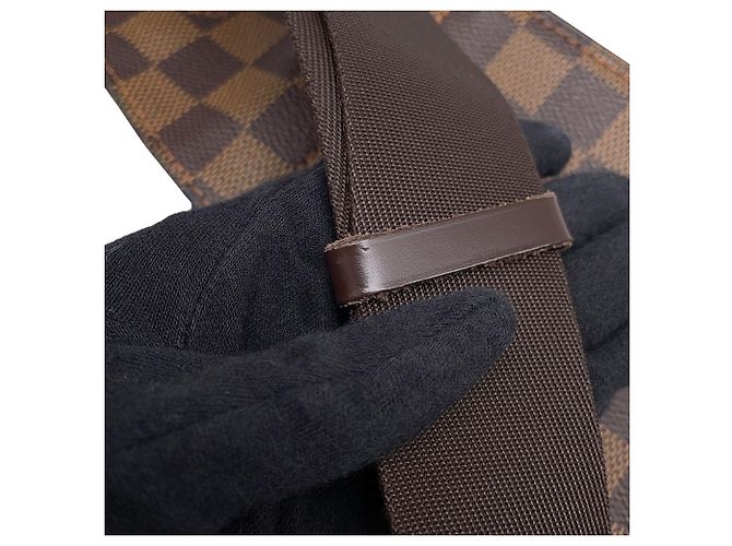 Borsa Louis Vuitton Damier Ebene Geronimos Marrone - vista 13