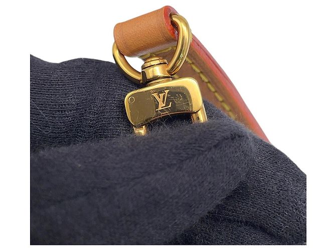 Borsa Louis Vuitton Monogram Petite Sac Plat Marrone Monogramma - vista 14