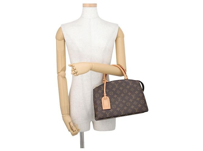 Borsa Louis Vuitton Monogram Petit Palais PM Bordò Monogramma - vista 4