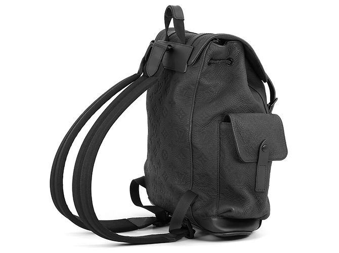 Borsa Louis Vuitton Monogram Taurillon Christopher PM Nero Monogramma - vista 2