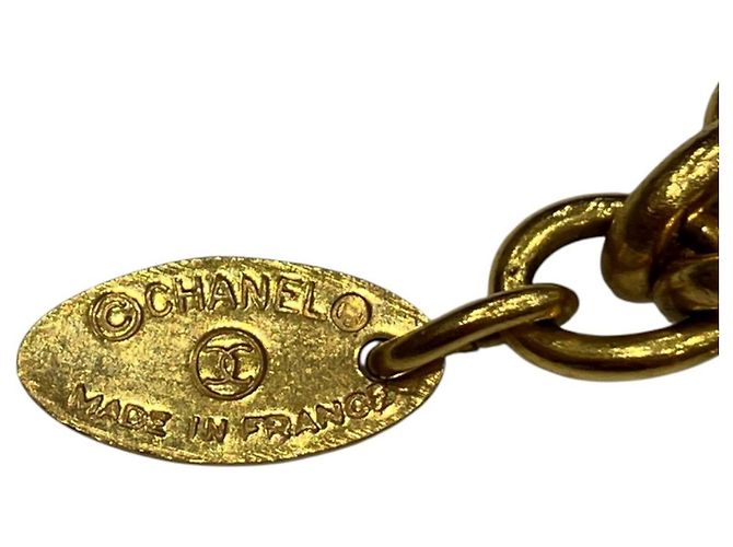 Collana Chanel Matelassé placcata oro D'oro - vista 6