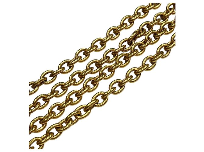 Collana Chanel Matelassé placcata oro D'oro - vista 8