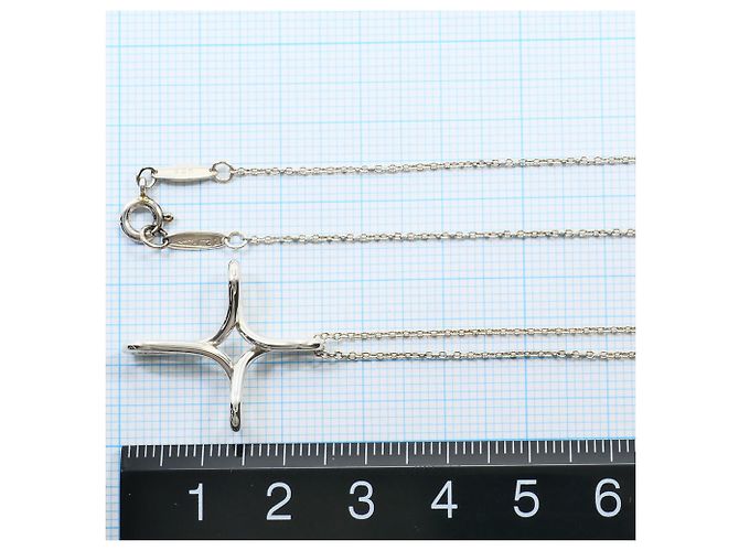 Collana Croce Infinity in Argento Tiffany & Co. - vista 5