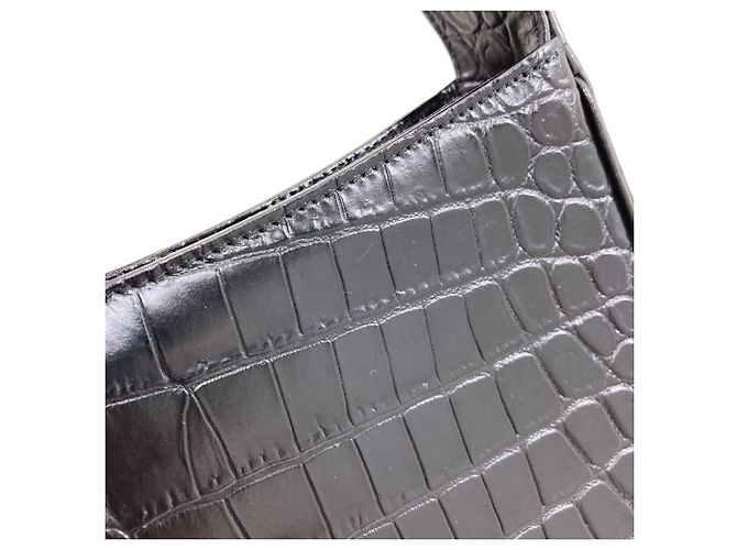 Borsa a spalla singola Yves Saint Laurent Le Cassette Nero - vista 8