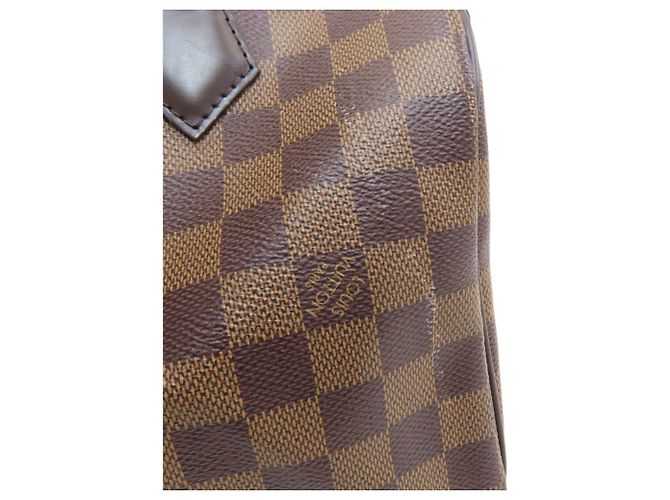 Borsa Louis Vuitton N40575 Speedy Bandoulière 25 Damier ebene - vista 12