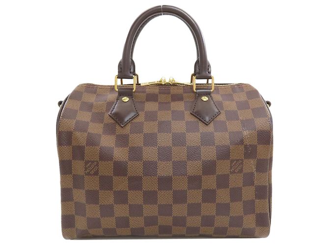 Borsa Louis Vuitton N40575 Speedy Bandoulière 25 Damier ebene - vista 2