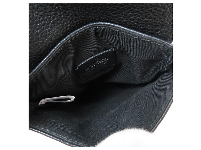 Borsa a tracolla in pelle con motivo stella borchiata Jimmy Choo Nero - vista 5