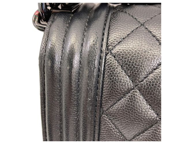 Borsa Chanel in pelle nera Nero - vista 12