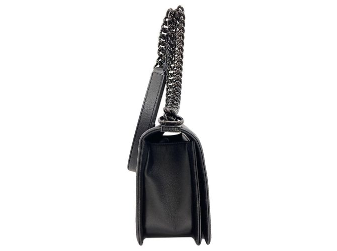 Borsa Chanel in pelle nera Nero - vista 3