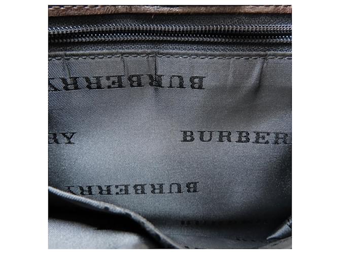 Borsa a tracolla lunga Burberry Check Marrone Beige - vista 6