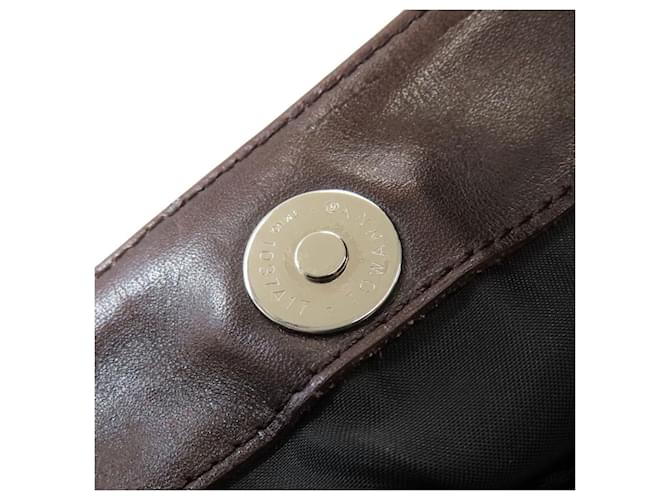 Borsa a tracolla lunga Burberry Check Marrone Beige - vista 8