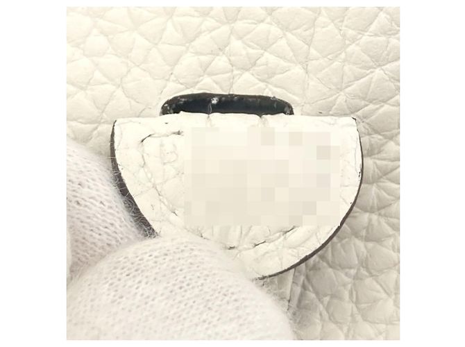 Hermès Borsa a tracolla Hermes Evelyne TPM Bianco - vista 7
