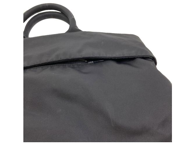 Bolsa Reversível Prada BN1959 Tessuto Double Preto - vista 11