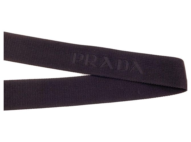 Bolsa Reversível Prada BN1959 Tessuto Double Preto - vista 14