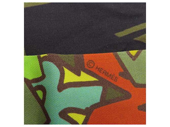 Foulard di seta Hermès Twilly Verde - vista 5