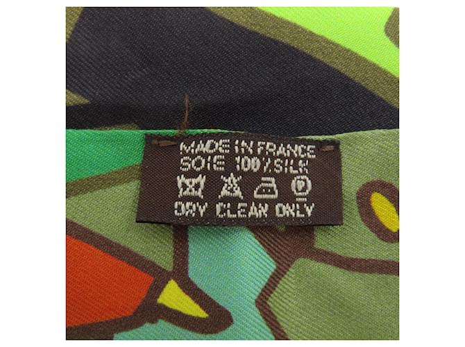 Foulard di seta Hermès Twilly Verde - vista 6